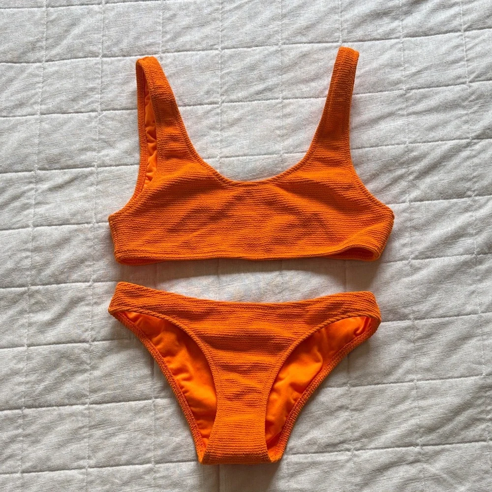 Topshop Vibrant Orange Bikini - Picture 1 of 2